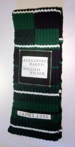 Commemorative Scarf, created for the 'Next of Kin' exhibition